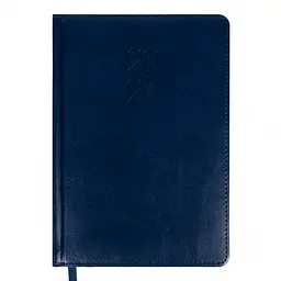 Щоденник діловий Leo Planner 2027 Vector А5 твердий синій 368 сторінок (252758)