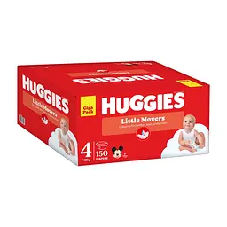 Підгузки Huggies Little Movers 4 (7-18 кг) M-pack, 150 шт (5029053583402) - мініатюра 3