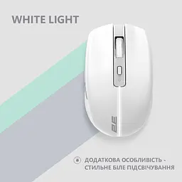 Мишка 2E MF270 Silent Rechargeable Wireless White (2E-MF270WWH) - мініатюра 4