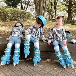 Роликові ковзани Yvolution Twista розмір 30-34 блакитні (YC01B4) - мініатюра 9