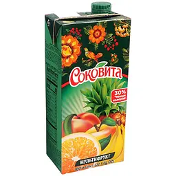 Напій Соковита мультифрукт тропічний 0.95 л - мініатюра 2