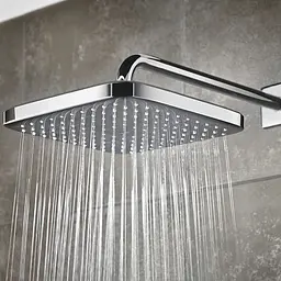 Лійка для верхнього душу з тримачем Grohe Tempesta 250 Cube 26687000, Хром - мініатюра 7