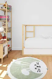 Килимок в дитячу кімнату Irya - Bunny mint ментоловий 110x110 - мініатюра 2
