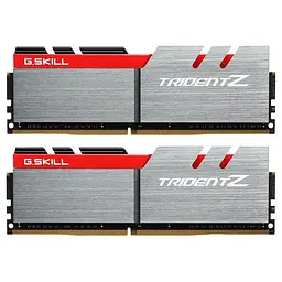 Модуль пам'яті G.Skill DDR4 16Gb (2x8) G.Skil Trident Z Silver Red 3200 MHz (F4-3200C16D-16GTZB)