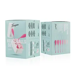 Набір вагінальних кульок Teazers Kegel Balls Set, 6 шт (рожевий) - мініатюра 6