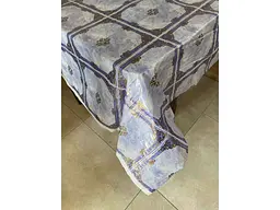 Клейонка SELENA без основи 1,2м х 50м д/столу х тонка, "Плитка синя"
