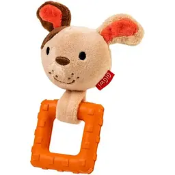 Іграшка для собак GiGwi Suppa Puppa Собачка з пищалкою, 15 см (75032)