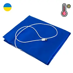 Електро грілка непромокальна USB ЄГ - 1/12 53х32 см синя інфрачервона грілка - мініатюра 2