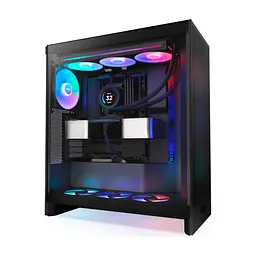Корпус для ПК NZXT H7 Flow RGB All Black (CM-H72FB-R1) - мініатюра 10