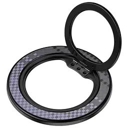 Магнітне кільце-тримач Magnetic Ring Holder Black-Gray Epik teh0029691 - мініатюра 2