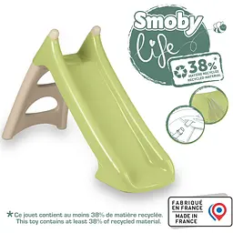 Гірка Smoby Life з водним ефектом 90 см 125х50х75 см зелено-бежева (7600820629) - мініатюра 4