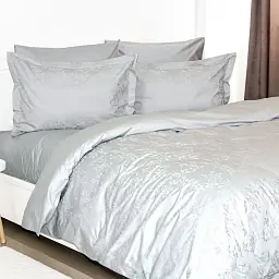 Комплект постільної білизни ТЕП Grace Jacquard Light Grey євро (2-04547_31833) - мініатюра 2
