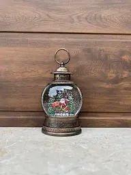 Нічник Санта та звірята настільний музичний 29 см - мініатюра 2