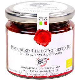 Томати Frantoi Cutrera Черрі сушені в оливковій олії 190 г