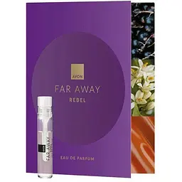 Листівка з пробним зразком Avon Far Away Rebel 0.6 мл