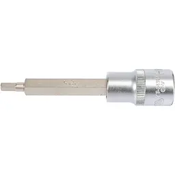 Головка торцева Yato квадрат 1/2" HEX M5 L= 100 мм подовжена (YT-04391) - мініатюра 2