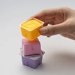 Набір гуашевих фарб Jelly Cup 24×30 мл зелений пластиковий пенал HIMI - мініатюра 5