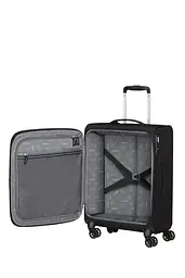 Валіза American Tourister AEROSPIN BLACK 55x40x23(25) 55 См MH6*09001 - мініатюра 2