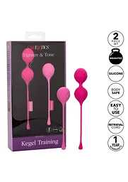 Набір вагінальних кульок Tighten Tone Kegel Training, 2шт., рожевий - мініатюра 12
