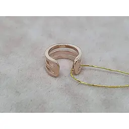 Золота сережка-кафф на хелікс Платон. 1С364/00Б - мініатюра 4