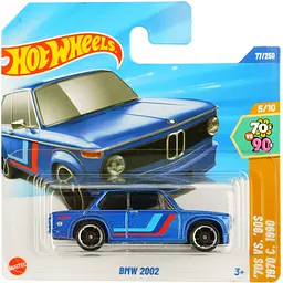 Базова машинка Hot Wheels 70S VS. 90S BMW 2002 синя (5785) JBB61-N522