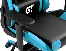 Геймерське дитяче крісло GT Racer чорне із синім (X-5934-B Kids Black/Blue) - мініатюра 8