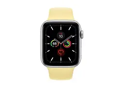Смарт-годинник Apple Watch Series 5 GPS 44mm Silver Aluminum w. Lemon Cream (MWT32) - мініатюра 2