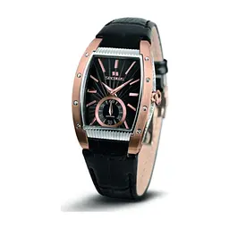 Наручний годинник Seculus 1667.2.1069 black, pvd-r, black leather