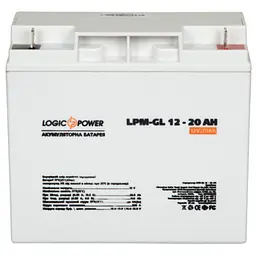 Аккумуляторная батарея для ИБП LogicPower GEL 12 V / 20 А*ч (5214)