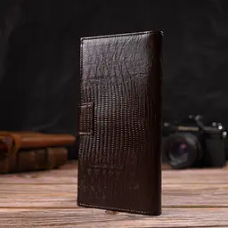 Чоловічий шкіряний гаманець Canpellini 9,5х19х2 см acs0025731 - мініатюра 7