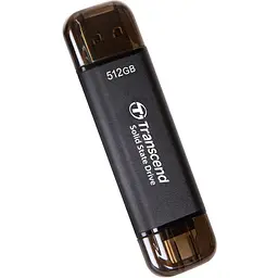 Зовнішній SSD накопичувач Transcend ESD310C 512GB Black (TS512GESD310C) [131750] - мініатюра 3