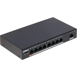 Комутатор Dahua Technology DH-PFS3009-8ET1GT-96 (DH-PFS3009-8ET1GT-96) - мініатюра 2