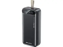 Зовнішній акумулятор (Power Bank) Awei PA-12 30000mAh 22.5W Black