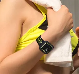 Силіконовий захисний корпус Primo для Apple Watch 40 мм Black/Green - мініатюра 4