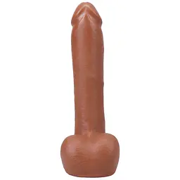 Фалоімітатор Doc Johnson The Realistic Cock ULTRASKYN 9 Inch with Balls, 22.9 см - мініатюра 4