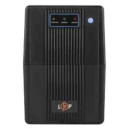 ДБЖ LogicPower LPM-700VA-P 490Вт лінійно-інтерактивний, АКБ 12В 7Ач - мініатюра 3