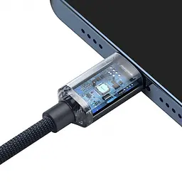 Кабель швидкого заряджання Baseus Crystal Shine 20W з роз'ємом Type-C to Lightning - мініатюра 4