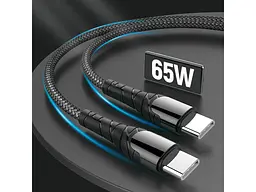 Кабель ColorWay USB-C to USB-C 2m Grey (CW-CBPDCC039-GR) - мініатюра 8