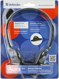 Гарнітура Defender Aura 102 Black (63102) - мініатюра 2