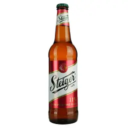 Пиво Steiger світле фільтроване 4.5% 0.5 л