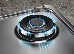 Варильна поверхня Electrolux газова, 60см, чавун, нерж - мініатюра 2