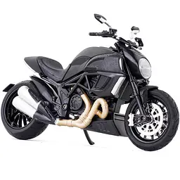 Іграшковий мотоцикл Ducati Diavel Carbon 1:12 металева модель TK Group