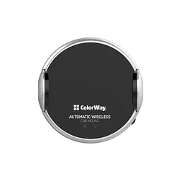 Універсальний автотримач ColorWay AutoSense Car Wireless Charger 15W (Dashboard + Air Vent) (CW-CHAW039Q-BK) - мініатюра 11