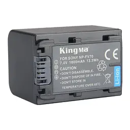 Акумулятор для Sony NP-FV70 (KingMa) 1800 mAh