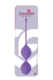Вагінальні кульки Dreamtoys See You In Bloom, 16 см, фіолетовий - мініатюра 2