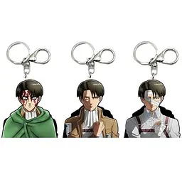 Брелок голографічний 3D Атака титанів Леві Аккерман Attack on Titan Levi Ackerman 5 см