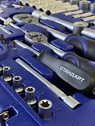 Набір інструментів комбінований 130 од. . СТАНДАРТ ST-0130 - мініатюра 4