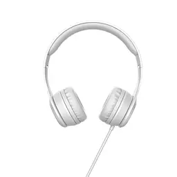 Навушники дротові HOCO W21 Graceful charm wire control headphones (3.5mm) Gray
