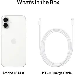 Смартфон Apple iPhone 16 Plus 512GB White (MY1X3) [114848] - мініатюра 8