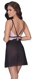Пеньюар Babydoll black/pink S Cottelli 42-27413421021 101821 - мініатюра 6